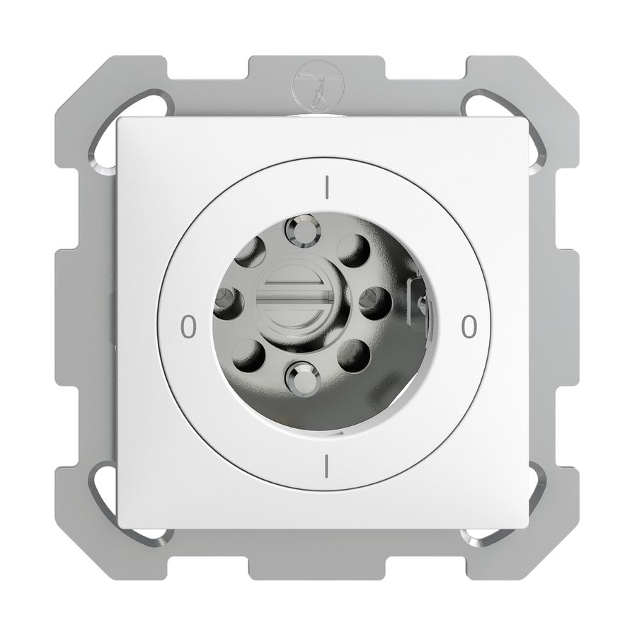 Interruttore rot. INC EDIZIOdue 0/2P bianco, per serrat. senza cilind