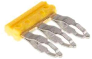 Querverbinder Weidmüller ZQV 1.5N/R3.5/3 gesteckt 3L 3.5mm isoliert 17.5A gelb