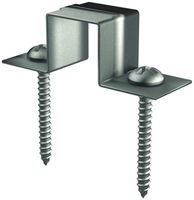 Bride de fixation Flury AL 56 pour profil de protection, acier inoxydable A2