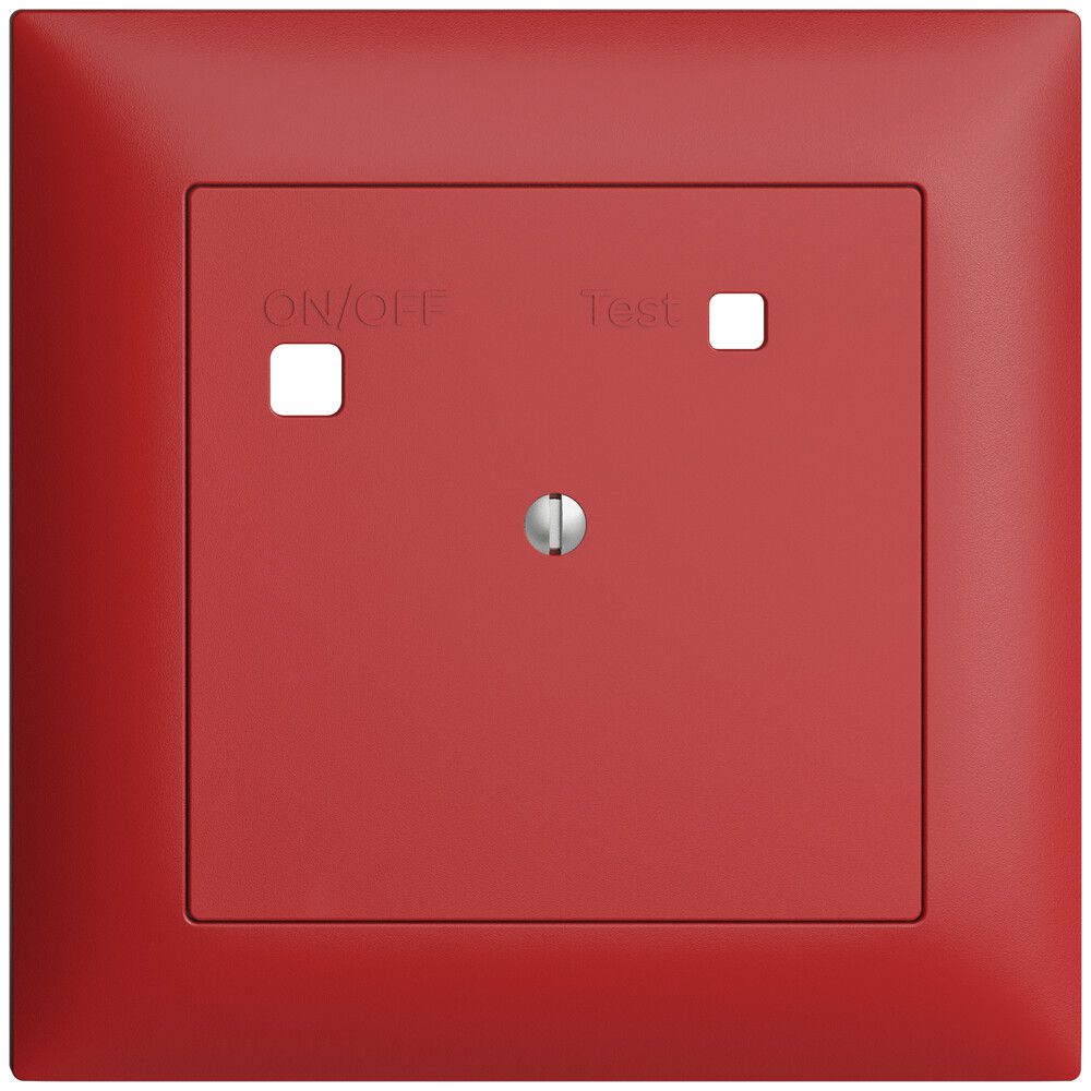 Frontset EDIZIOdue zu FI-Steckdose FMI, blind, berry