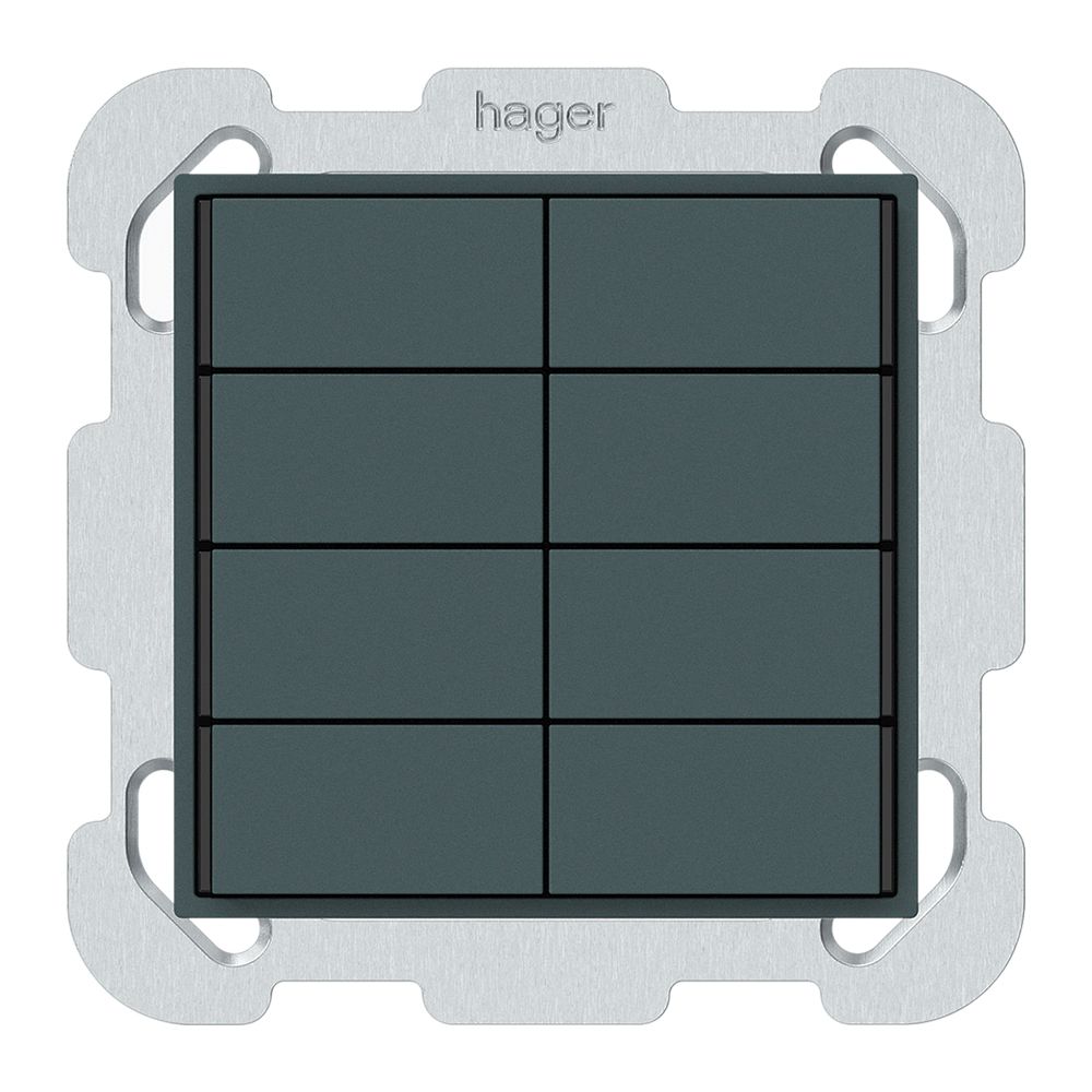 UP-Taster KNX KAL 8×Tasten 8×Betätigungspunkte LED anthrazit