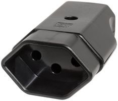 Prise mobile Steffen STEKO MID T13 10A 250V noir