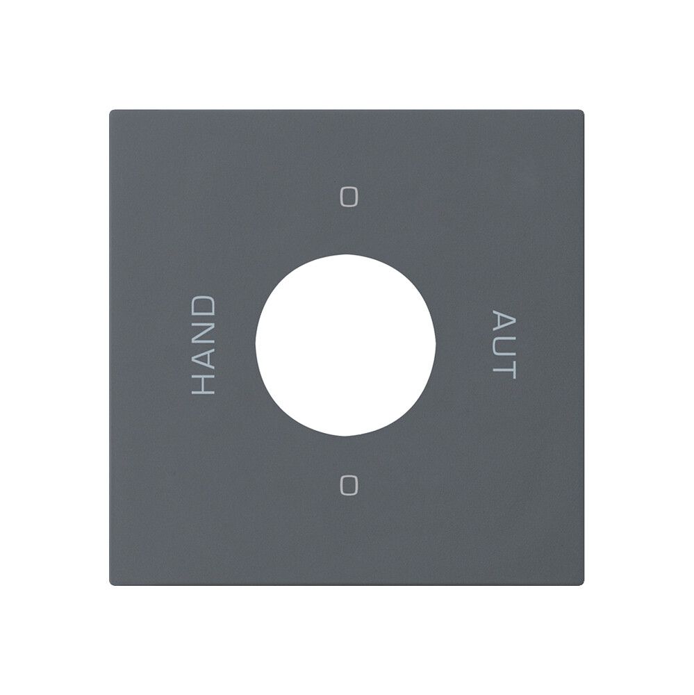 Kit frontale per interruttore chiave S2 60×60 kallysto 0-Hand-0-Aut.antracite