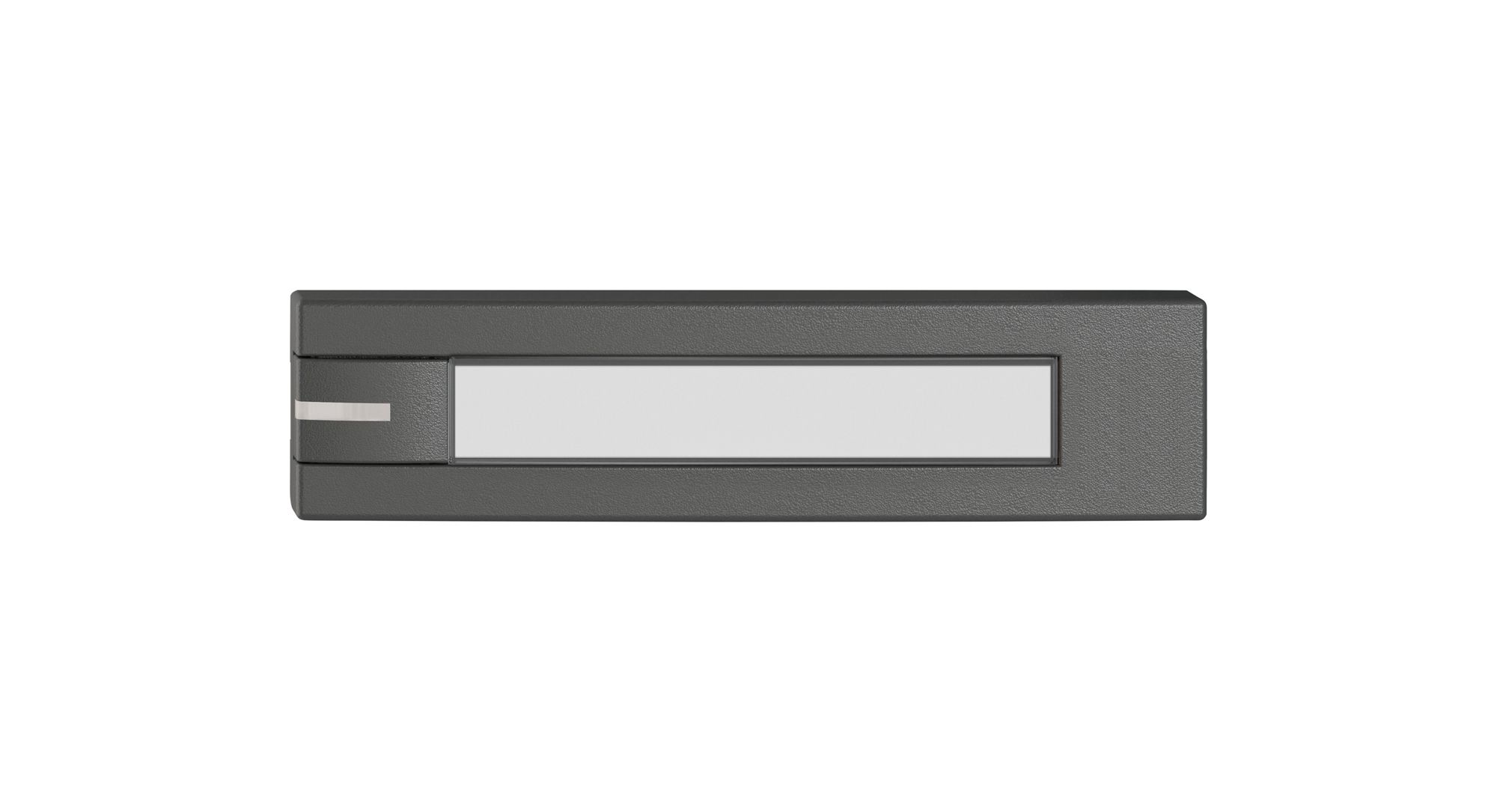 Poussoir 1/4 EDIZIO.liv SNAPFIX® p.KNX&UNI a.LED a.étiquette comm.1touch.grf