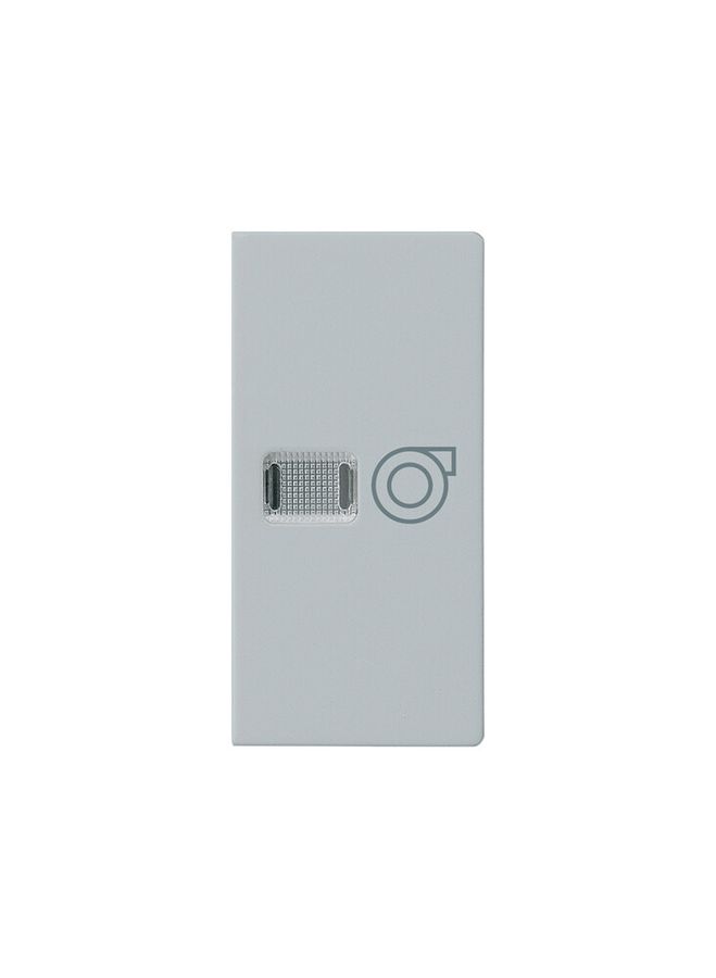 Bottone kallysto con simbolo ventilazione grigio chiaro