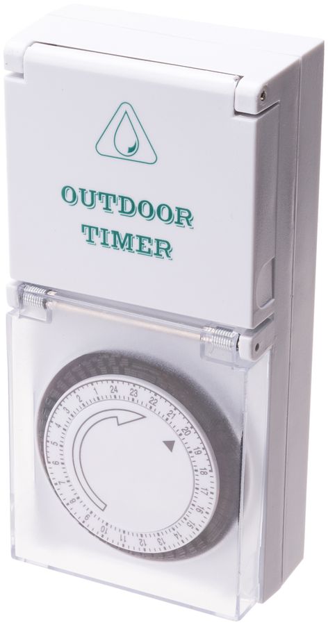 Steckdosenschaltuhr analog MH Typ13, IP44