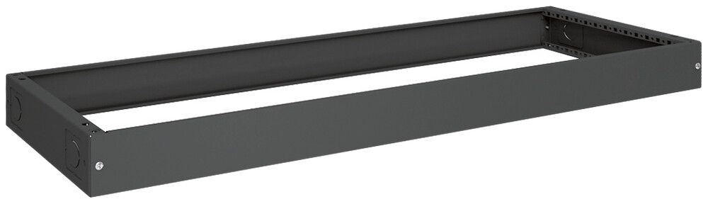 Zoccolo Hager univers 100×1300×400mm per armadio FR nero RAL 9005