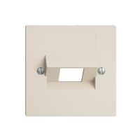 Frontplatte 1×RJ45 ITplus EDIZIOdue crema