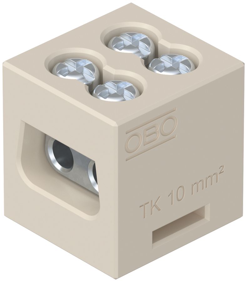 Anschlussklemme Bettermann 1P 10mm² beige