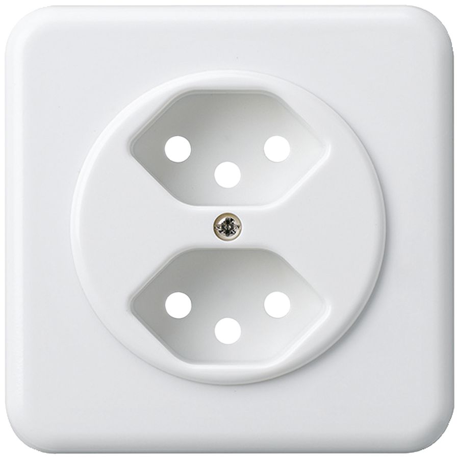 Kit frontale INC basico 2×tipo 13 bianco 86×86mm