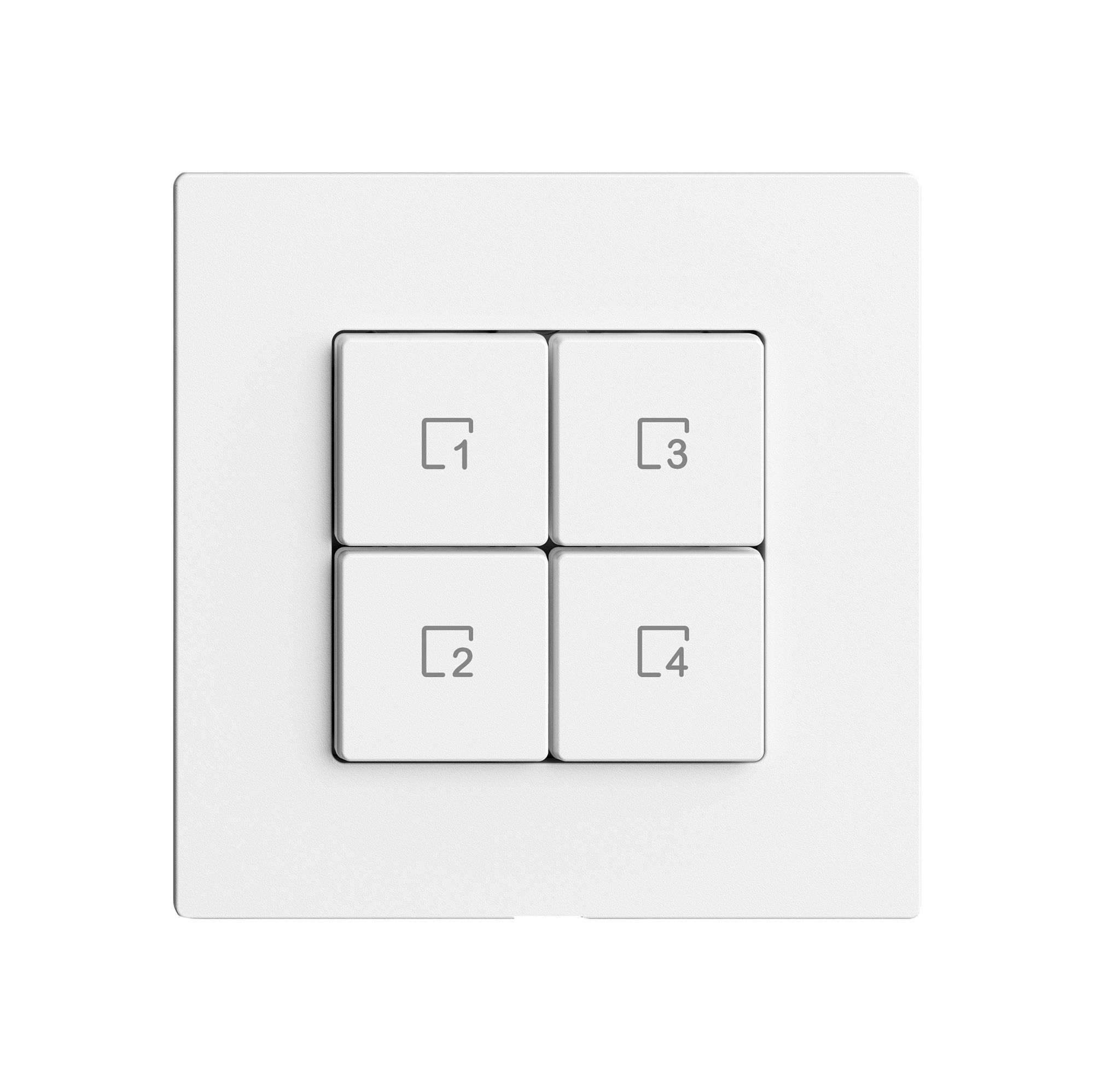 Commande pour poussoir scènes EDIZIOdue Wiser 4 scènes 4t bc