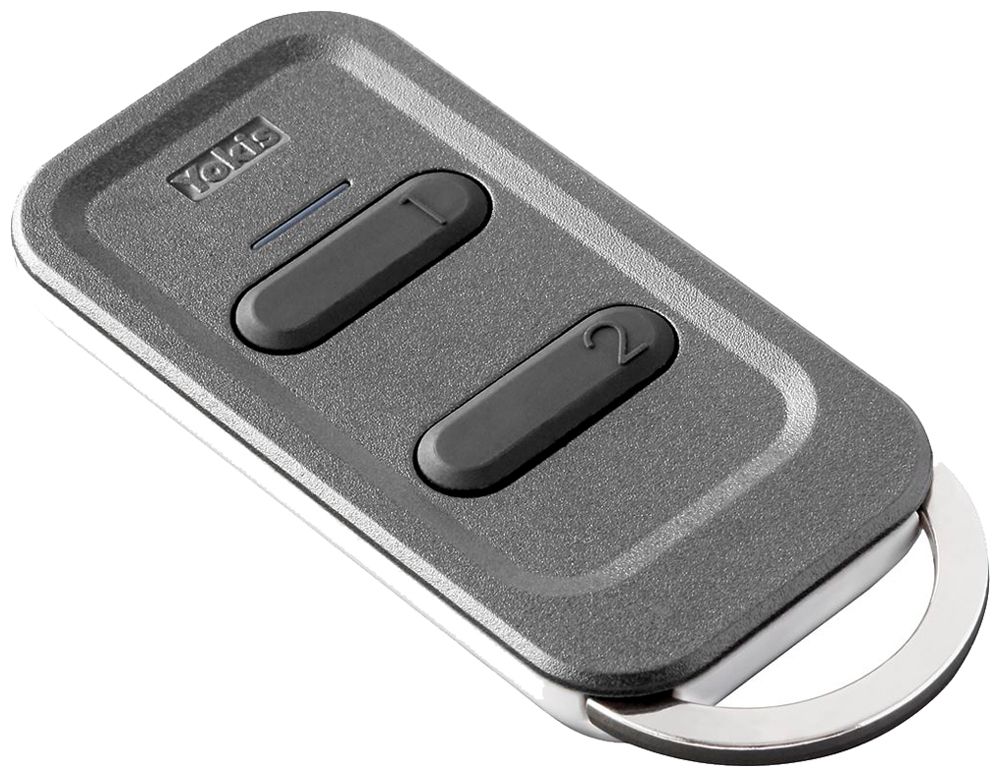 Telecomando RF YOKIS TLC2TP 2 tasti 2.4GHz grigio