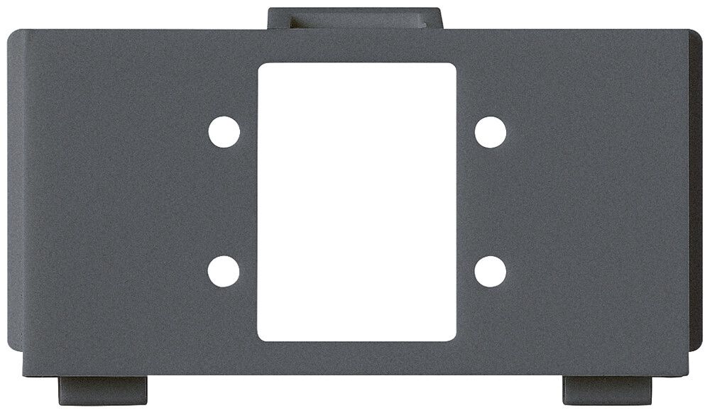 Modulo multimedia M3 FO vuoto per 2 E2000 compact kallysto antracite