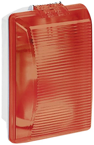 Decken-/Wandleuchte Legrand Plexo E27 75W IP54 205×140×113mm rot