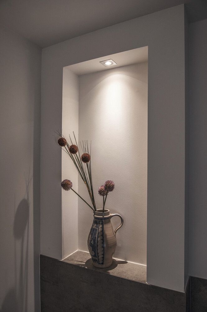 Einbaurahmen SLV NEW TRIA 75 Aluminium 90×90×26mm Silber