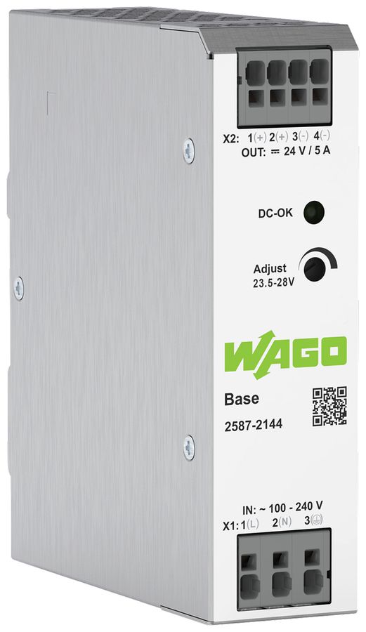 REG-Stromversorgung WAGO 90…264V 23…28V 5A 120W