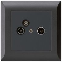 Prise d'antenne ENC R/TV/données kallysto.line 19dB noir