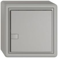 Pulsante universale AP EDIZIO.liv UNI SNAPFIX® 5…48V s.LED 1× com.1T grc