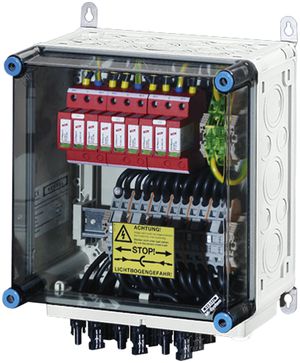 PV Kasten ENYSUN Mi PV 1263 mit MC4-Stecker 3×DC Überspannungsableiter Typ 2