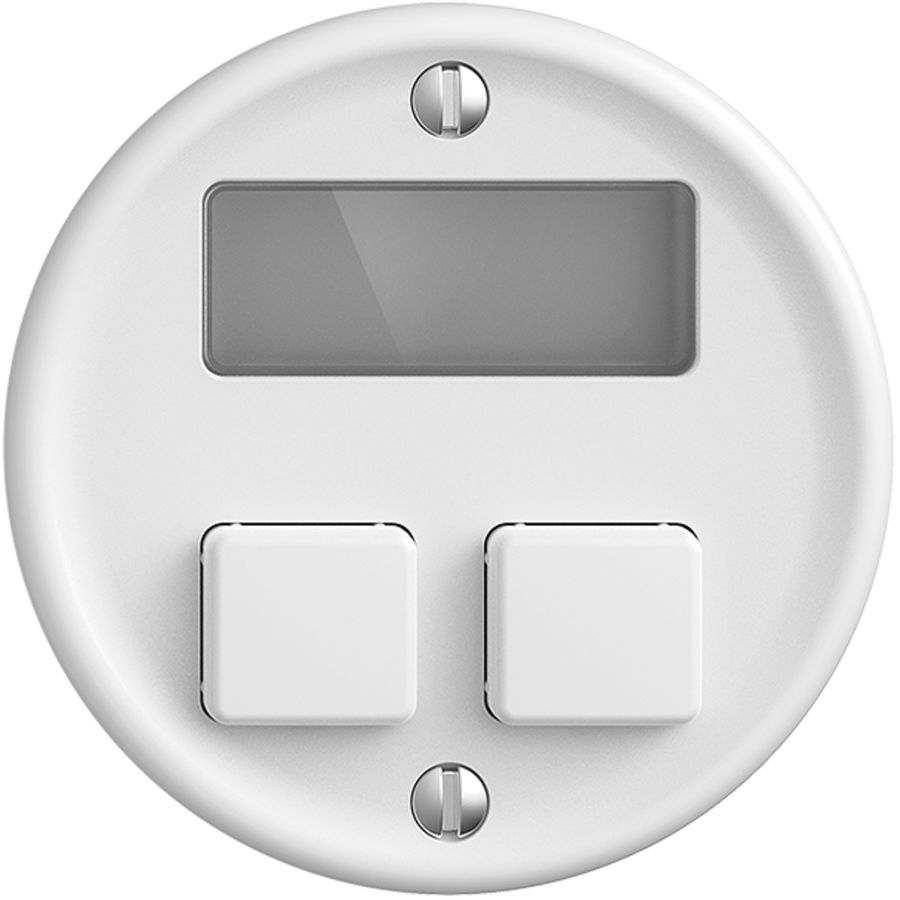 Kit di copertura STANDARDdue per term. ambiente+2×, Ø58mm, bianco