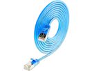 SLIM Cavo patch: U/FTP, 2m, blu C6A, LSOH, jack non infrangibile, 3,8 mm