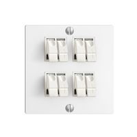 Audiodose EDIZIOdue F 4×weiss ITplus Klemmanschluss für 4 LS