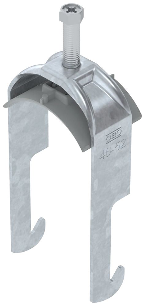 Fixation rapide BET 2056 pied à W mat.synthétique 46…52mm 1×câble acier Zn-ch-im