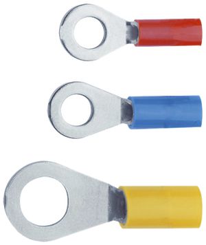 Quetschkabelschuh Ferratec M3 0.5…1.5mm² rot isoliert