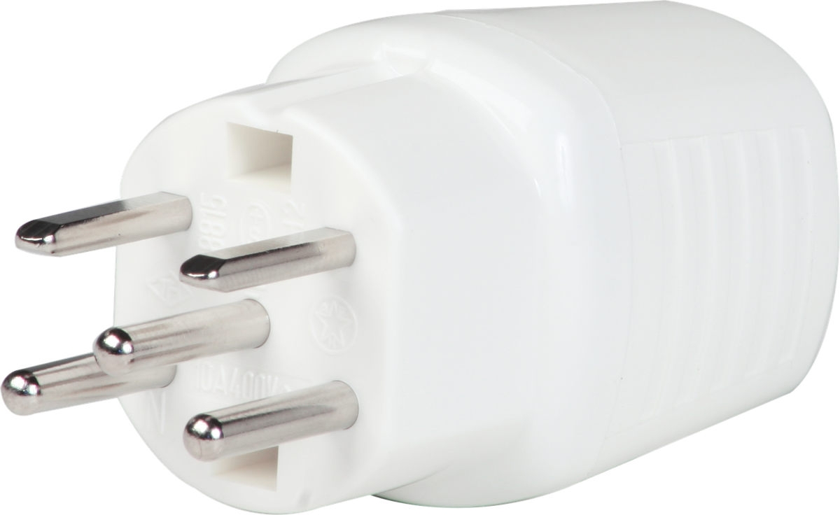 Stecker th T15 weiss horizontal
