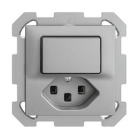 UP-Kombination 3/1L+T23 16A EDIZIOdue silver