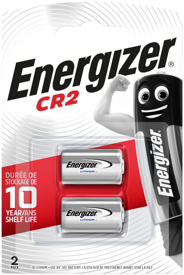 Pile photo Lithium Energizer CR2 3V blister à 2 pièces