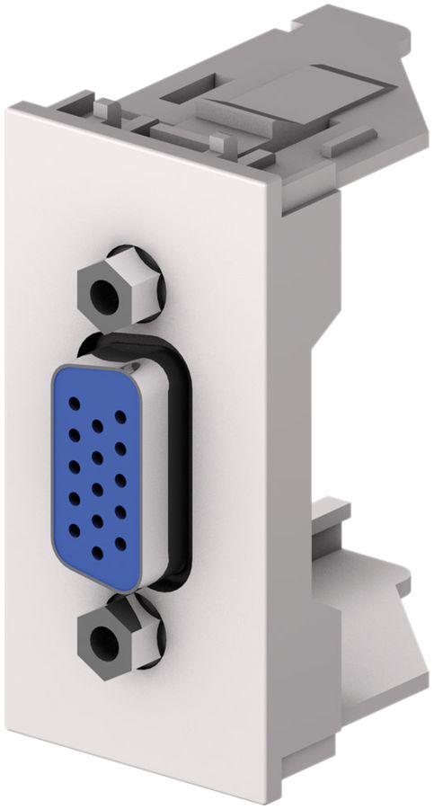 VGA-Modul Cecoflex für AV-Montagesystem, f/f, weiss