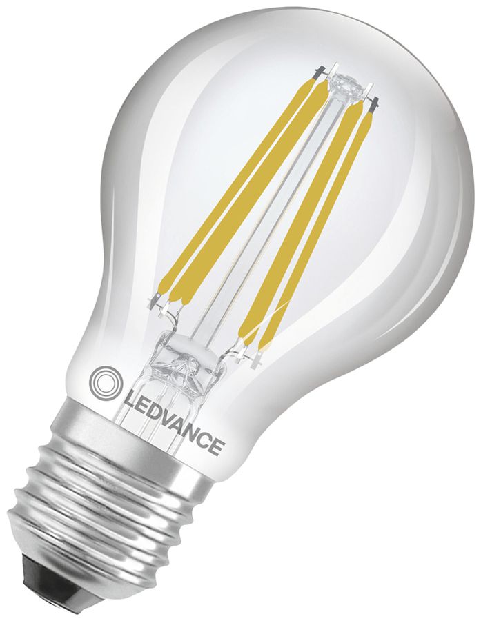 Lampe LED LEDVANCE CLAS A E27 2.6W 481lm 2700K VAR Ø60×105mm type A clair