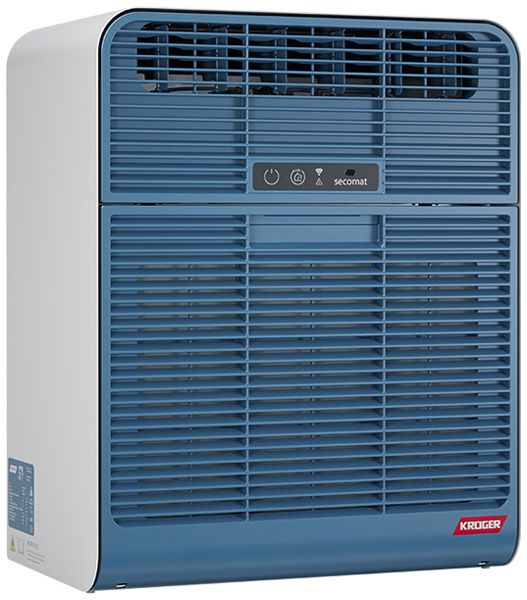 Wäschetrockner Krüger SECOMAT 6 15kg 870W 230V 10A 5…30 °C blau/weiss