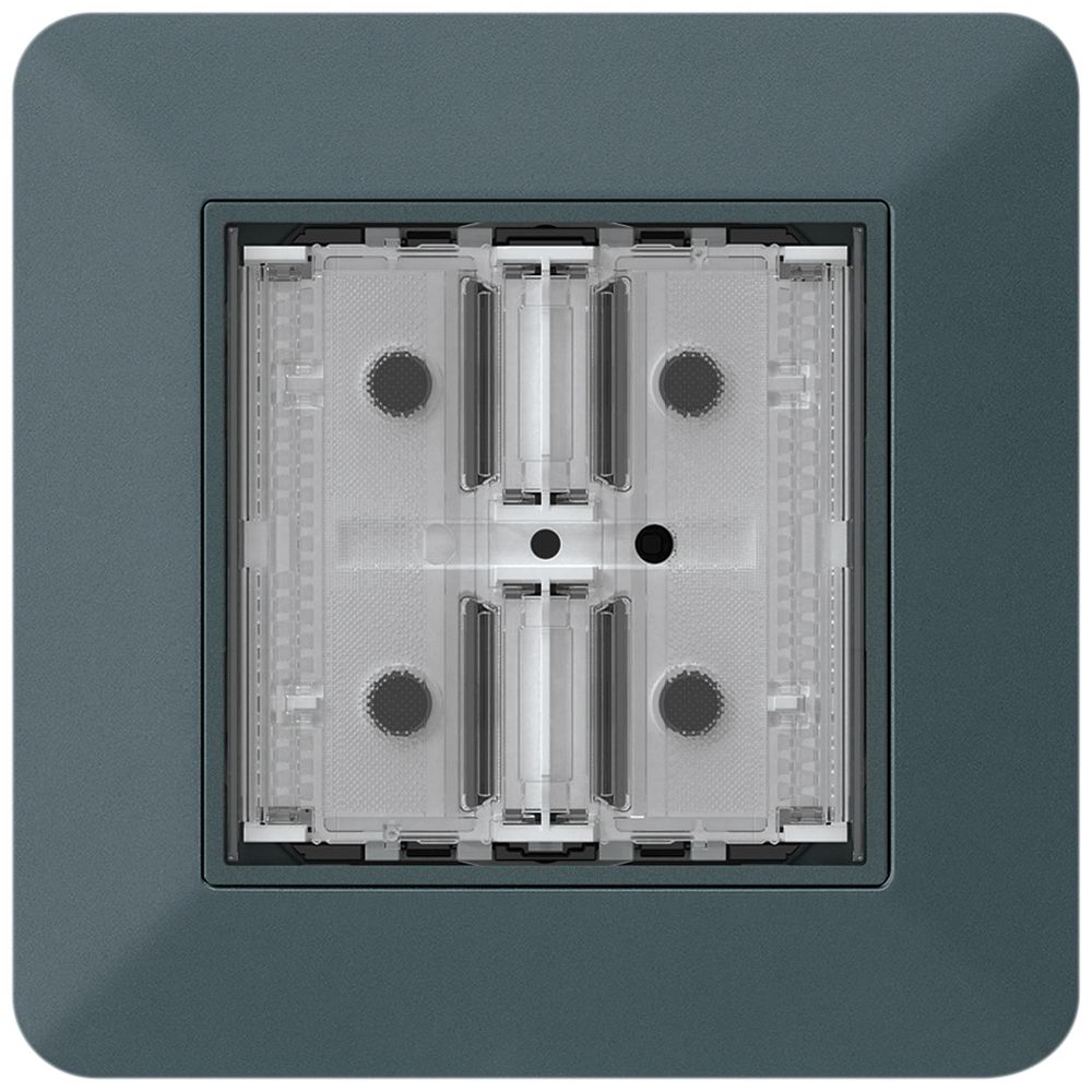 UP-Taster KNX KTR f.2×Tasten 4×Betätigungspunkte LED anthrazit