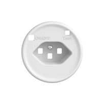 Frontset STANDARDdue zu FI-Steckdose T23, weiss