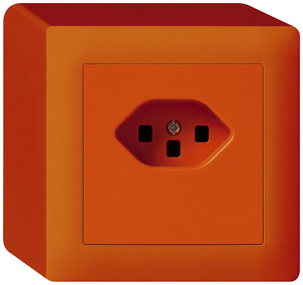 AP-Steckdose kallysto T23 orange Schraubklemme
