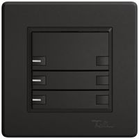 UP-Universaltaster EDIZIO.liv UNI SNAPFIX® m.LED RGB 6× 1-Tbed.sz