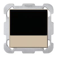 UP-Raumtemperaturregler kallysto B KNX s/e-link mit Tasten beige