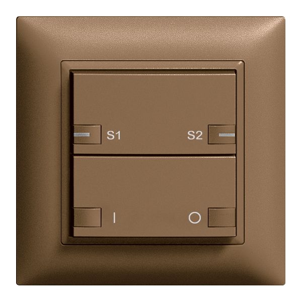 Tasto INC ZEP ON-OFF scena 1c/2t staz.centr/sec. EDIZIOdue coffee