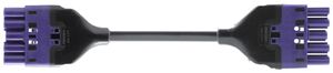 Verbindungsleitung Woertz 49345/C1 5×2.5mm² 400V 20A 5m vi Buchse-Stecker Cca