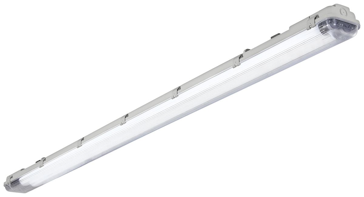 Feuchtraumleuchte Sylvania SYLPROOF G13 2×18W 4600lm 865 IP65 1580×99mm grau