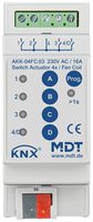 Actionneur-commutateur KNX AMD MDT AKK-04FC.03 4-can 16A 230VAC 2UM