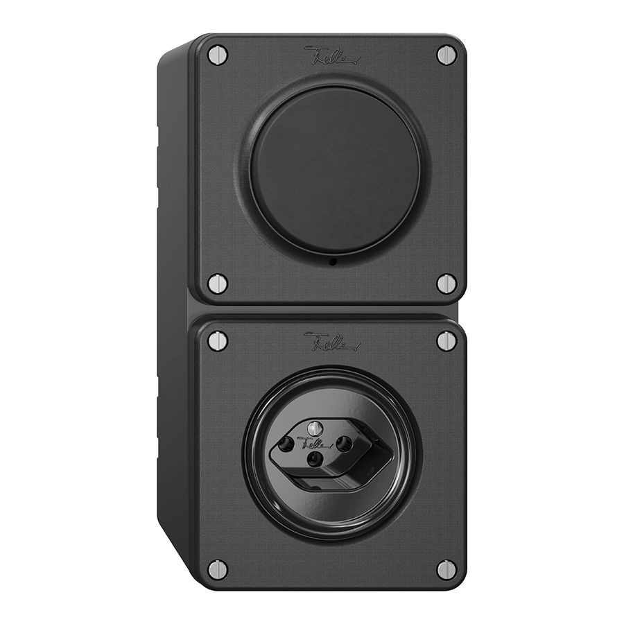 Combinaison NAPU NEVO, 2×1, 1×Sch 3/1 L / 1×type 13, noir