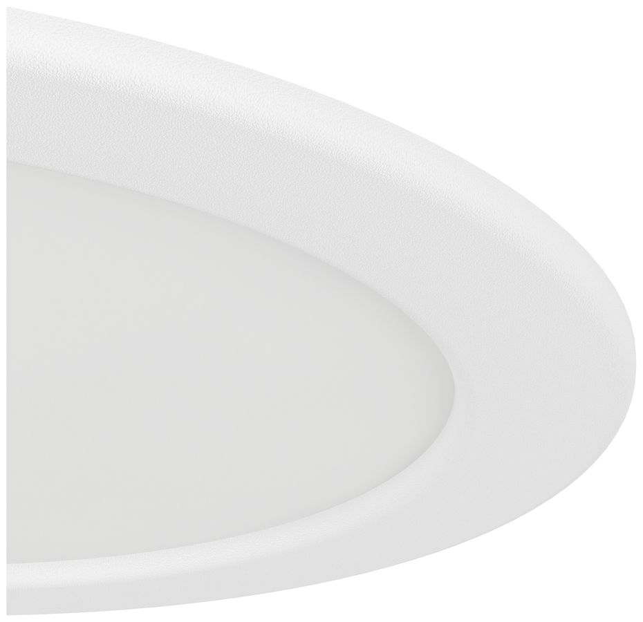 LED-Downlight Eglo FUEVA 9.5W 0…1150lm 2700…6500K IP44 DIM Ø168×40mm weiss