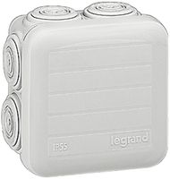 AP-Abzweigdose PLEXO 65×65mm leer grau