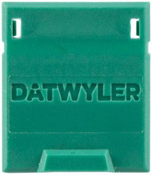 Clapet antipoussière Dätwyler pour KST PLUS Cat.6A Keystone, vert