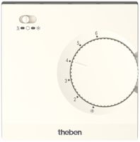 Thermostat d'ambiance AP Theben RAMSES 708 S 230V AC 5…30°C 10A 76×76mm blanc