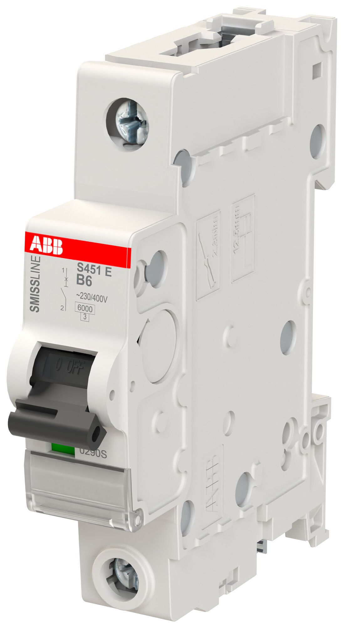 Leitungsschutzschalter SMISSLINE CLASSIC 1×6 B 6kA