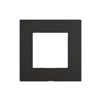 Frontplatte EDIZIO.liv Wiser 60×60mm schwarz